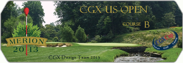 CGX Merion Golf Club 2013 B logo