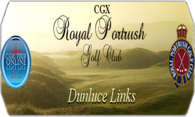 CGX Royal Portrush GC Dunluce Links logo