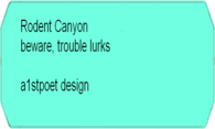 Rodent Canyon logo